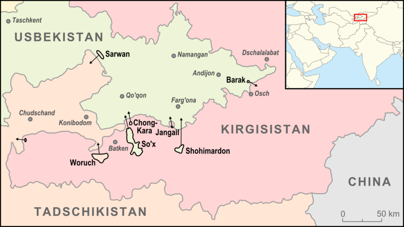 Файл:Exklaven von Usbekistan, Tadschikistan und Kirgisistan.png