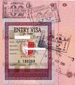 Мальтийская виза, до вступления в Шенген, 2000 г.